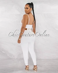 Chen Gold Plate Bendable Belt