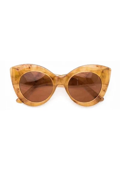 *Byron Brown Iconic Cat Eye Retro Sunglasses
