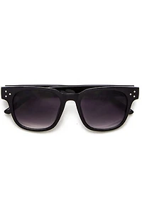 *Rosy Black Wayfarer Studded Sunglasses