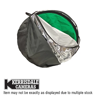 Assorted-Brands-Used 77x55 Reflector Blue/Green Screen with Clamp – Used # 587.19714802X