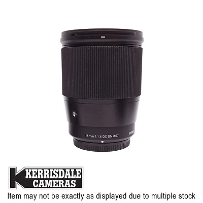 Sigma-Used 16mm F1.4 DC DN Lens - Good Condition - Micro Four Thirds Mount - Used # 587.166A16S