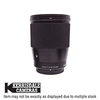 Sigma-Used 16mm F1.4 DC DN Lens - Good Condition - Micro Four Thirds Mount - Used # 587.166A16S