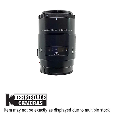 Minolta-Used 100mm F2.8 Macro - Good Condition - Sony Maxxum A Mount – Used # 587.449A100M