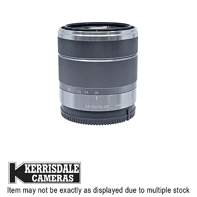 Sony-Used 18-55mm F3.5-5.6 OSS (Silver) - Good Condition - Sony E Mount - Used # 587.575A1855OSS