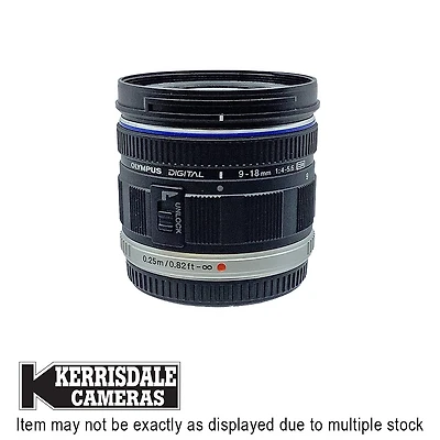 Olympus-Used 9-18mm F4-5.6 ED - Fair Condition - Dusty - Micro Four Thirds Mount – Used # 587.20224800X