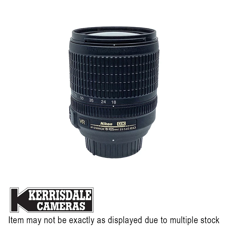 Nikon-Used 18-105mm F3.5-5.6 G ED VR AFS - Good Condition – Nikon DX Mount – Used # 587.25A18105