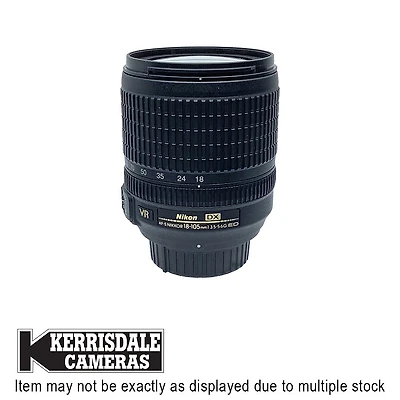 Nikon-Used 18-105mm F3.5-5.6 G ED VR AFS - Good Condition – Nikon DX Mount – Used # 587.25A18105