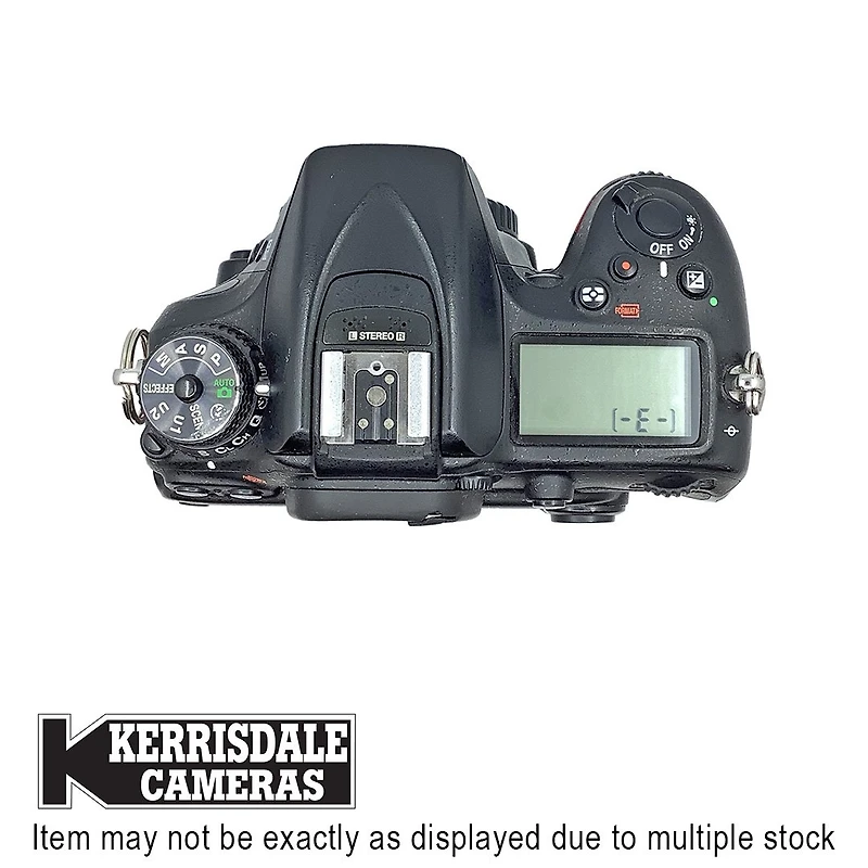 Nikon-Used D7200 24MP HD WiFi NFC – Fair Condition - Body Wear - Shutter Count 37,500 - Nikon DX Mount – Used # 587.20614800X