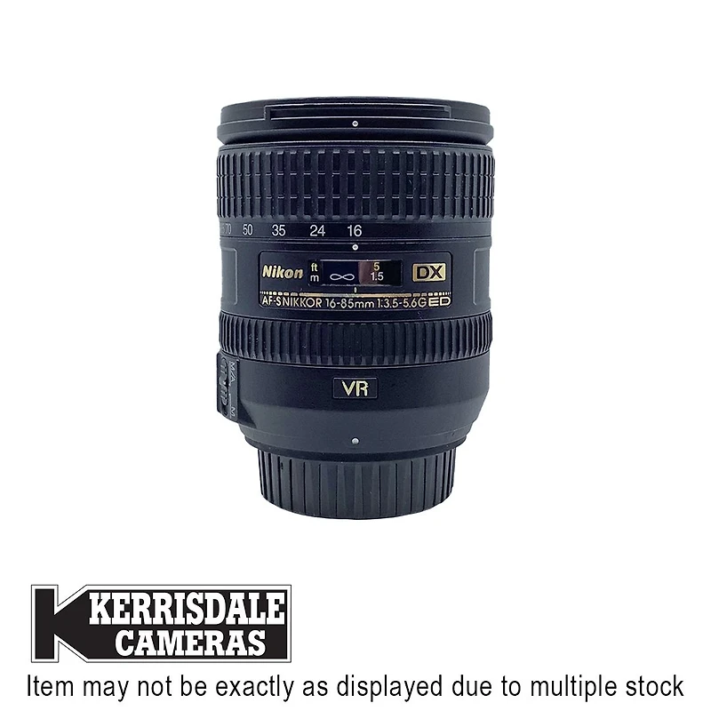 Nikon-Used 16-85mm F3.5-5.6 AFS VR ED – Good Condition - Nikon DX Mount – Used # 587.25A1685