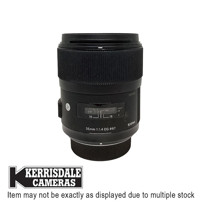 Sigma-Used 35mm F1.4 DG ART - Good Condition – Nikon FX Mount - Used # 587.25A3514ART