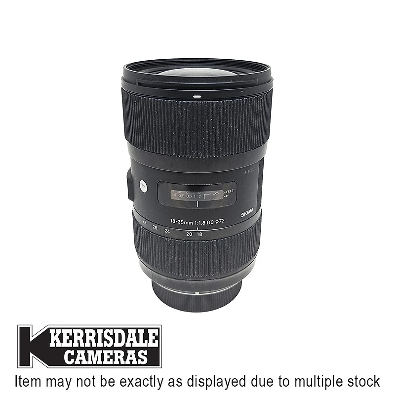 Sigma-Used 18-35mm F1.8 ART DC – Good Condition - Nikon DX Mount – Used # 587.25A1835S