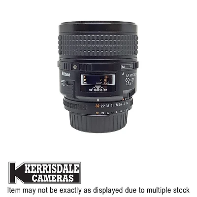 Nikon-Used 60mm F2.8 Micro AF/D - Good Condition - Nikon FX Mount – Used # 587.25A60M