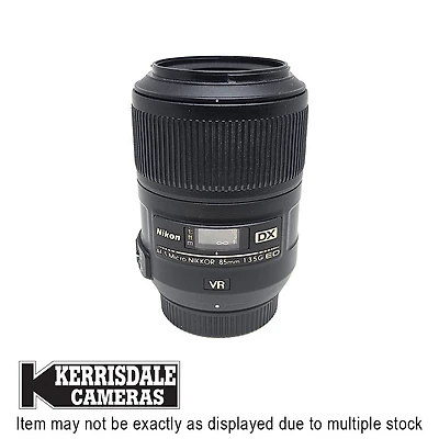 Nikon-Used 85mm F3.5 G ED VR Micro - Fair Condition - Dusty – Nikon DX Mount – Used # 587.20630501X