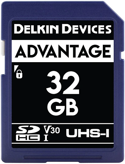 Delkin-Devices 32GB SDHC Advantage UHS-I V30
