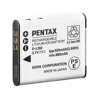 Pentax D-Li92 Rechargeable Lithium-Ion Battery Pack