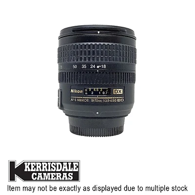 Nikon-Used 18-70mm F3.5-4.5 AFS G ED - Good Condition – Nikon DX Mount – Used # 587.25A1870
