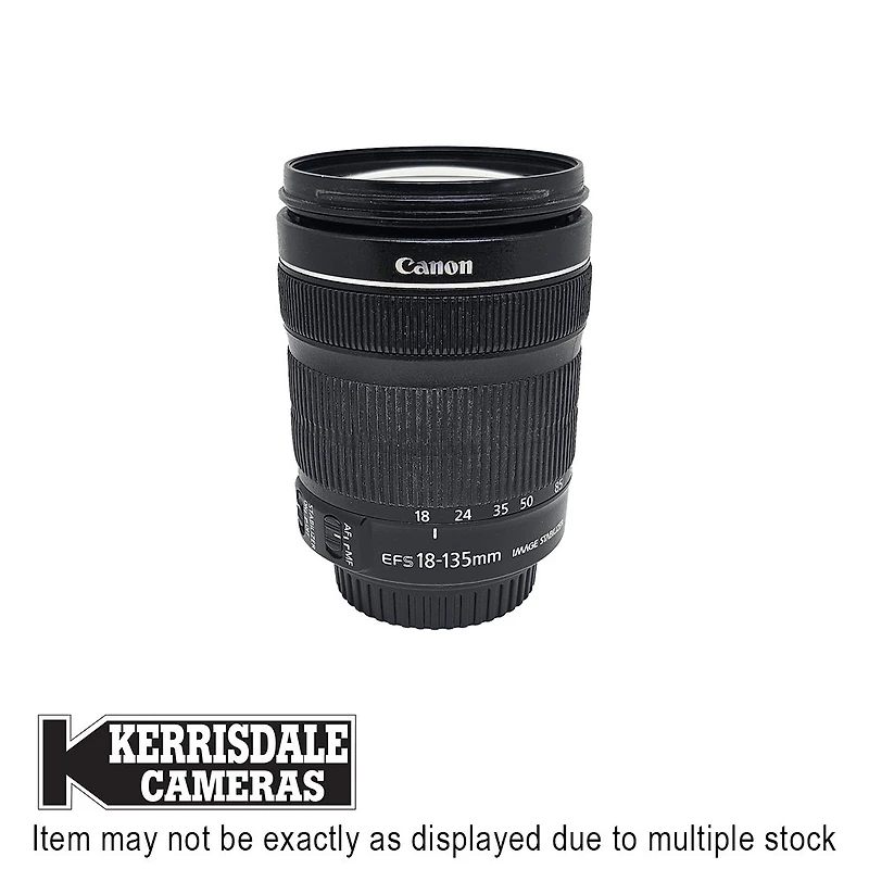 Canon-Used 18-135mm F3.5-5.6 IS STM - Fair Condition: Dust Spec - Canon EFS Mount - Used # 587.19425800X