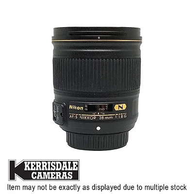 Nikon-Used 28mm F1.8 AFS G – Good Condition - Nikon FX Mount – Used # 587.25A28G