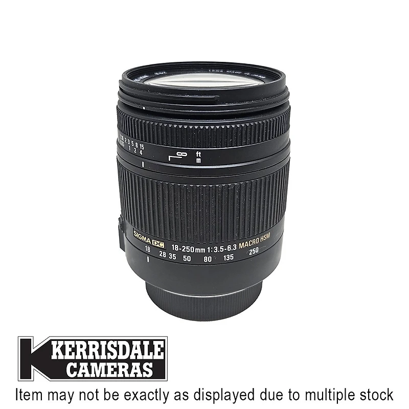 Sigma-Used 18-250mm F3.5-6.3 OS HSM DC - Fair Condition - Nikon DX Mount - Used # 587.20612500X
