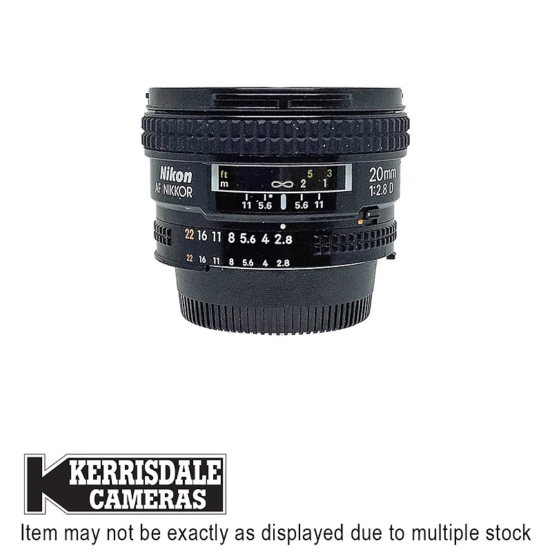 Nikon-Used 20mm F2.8 AF/D - Fair Condition - Nikon FX Mount – Used # 587.20616307X