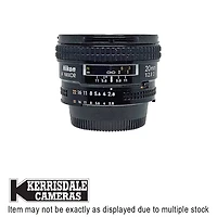 Nikon-Used 20mm F2.8 AF/D - Fair Condition - Nikon FX Mount – Used # 587.20616307X