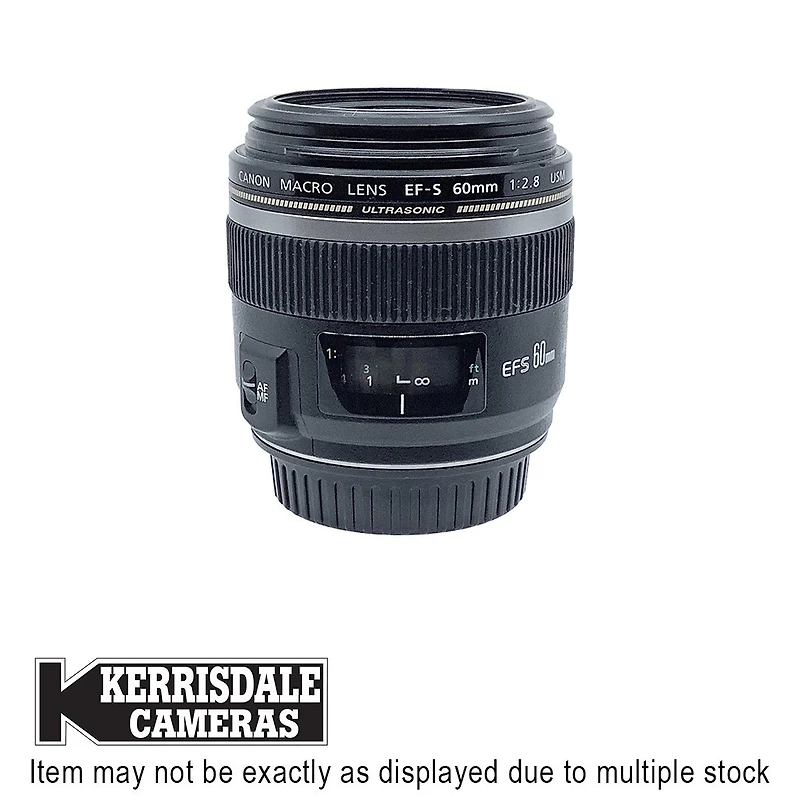 Canon-Used 60mm F2.8 Macro - Good Condition - Canon EFS Mount – Used # 587.156A60M