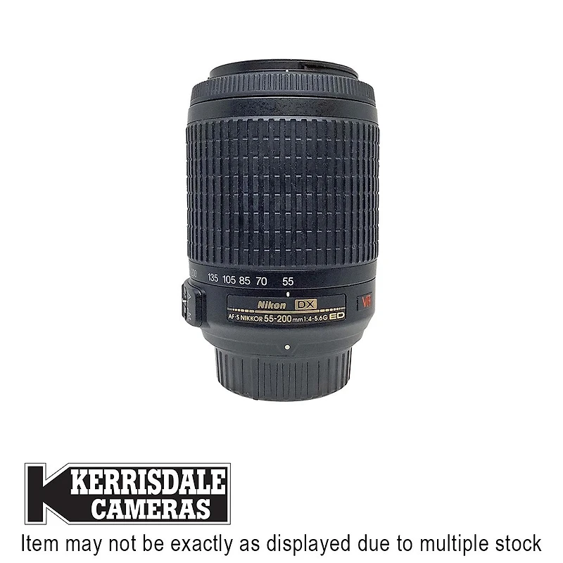 Nikon-Used 55-200mm F4-5.6 AFS G – Good Condition - Nikon DX Mount - Used # 587.25A55200