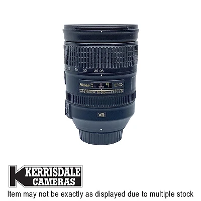 Nikon-Used 28-300mm F3.5-5.6 AFS VR Lens – Good Condition - Nikon FX Mount – Used # 587.25A28300V