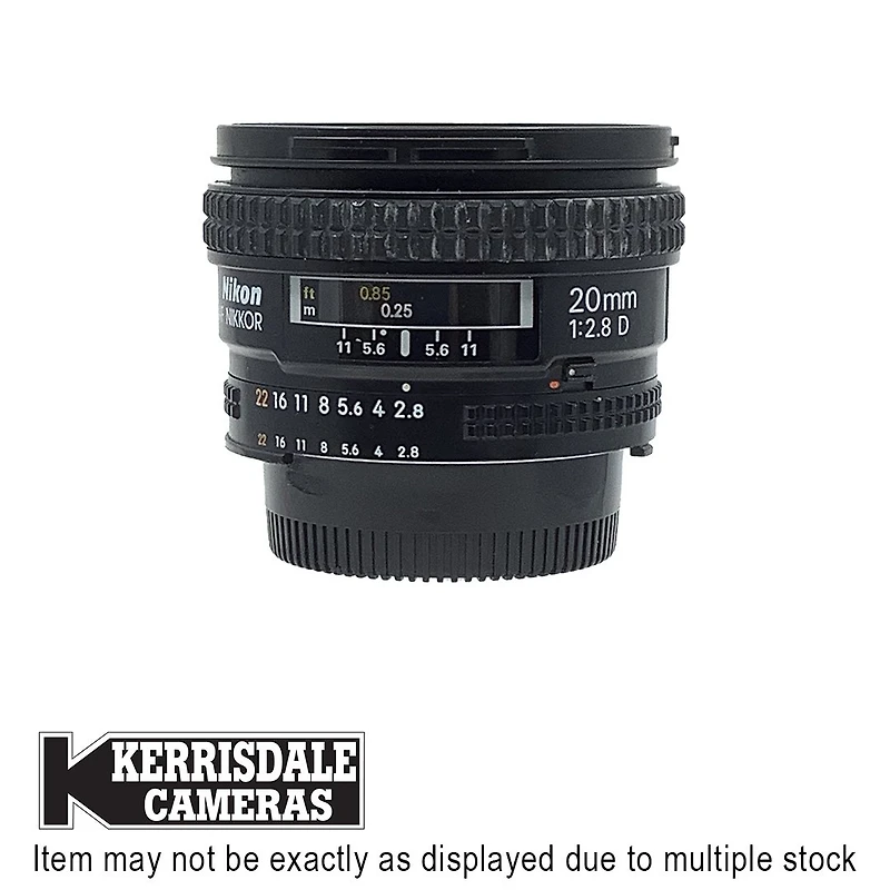 Nikon-Used 20mm F2.8 AF/D - Good Condition - Nikon FX Mount – Used # 587.25A20