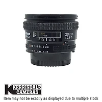 Nikon-Used 20mm F2.8 AF/D - Good Condition - Nikon FX Mount – Used # 587.25A20