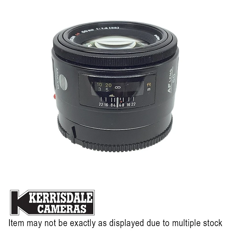 Minolta-Used 50mm F1.4 – Good Condition - Sony Maxxum A Mount – Used # 587.449A14