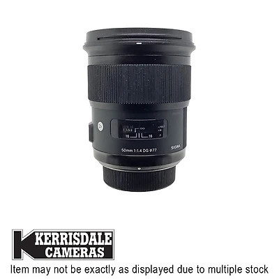 Sigma-Used 50mm F1.4 ART DG - Fair Condition - Outer Wear Glass Good -  Nikon FX Mount – Used # 587.20410500X