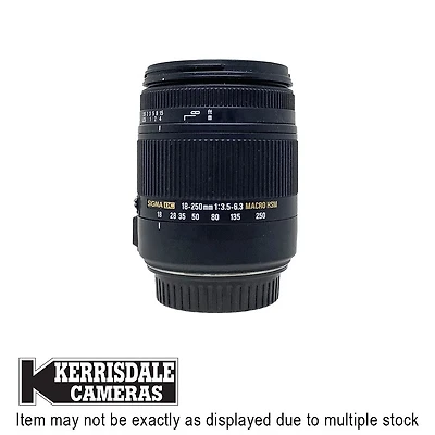Sigma-Used 18-250mm F3.5-6.3 OS DC HSM - Good Condition - Canon EFS Mount - Used # 587.156A18250