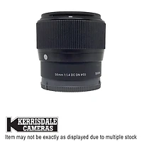 Sigma-Used 56mm F1.4 DC DN - Good Condition - Sony E Mount - Used # 587.575A56S