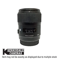 Sigma-Used 35mm F1.4 DG ART Lens – Canon EF Mount - Used #587.156A3514ART