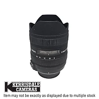 Sigma-Used 8-16mm F4.5-5.6 DC HSM – Good Condition - Nikon DX Mount – Used # 587.20116701X