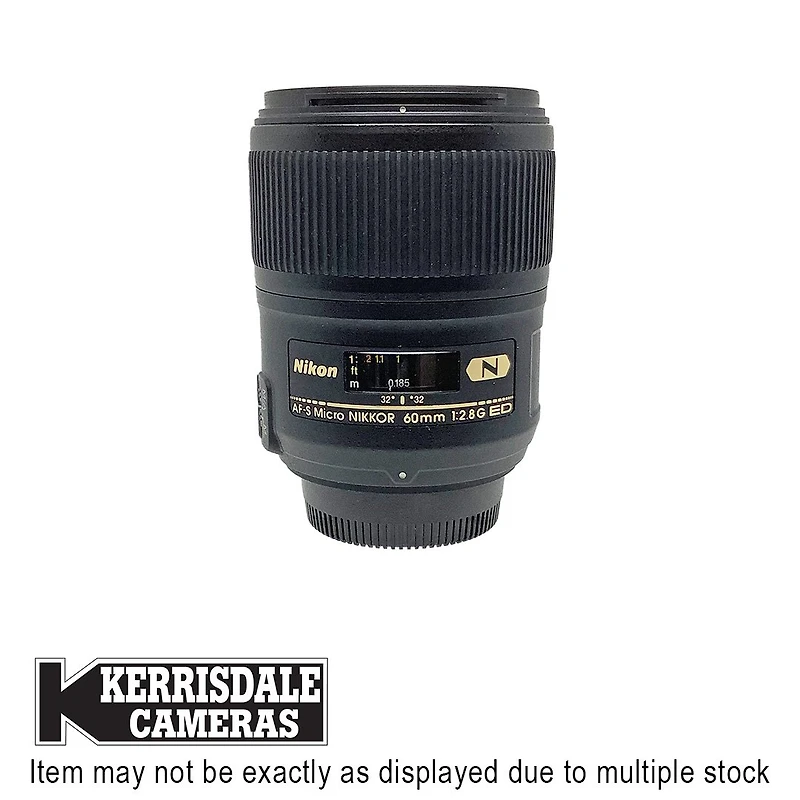 Nikon-Used 60mm F2.8 Micro AFS G - Good Condition - Nikon FX Mount – Used # 587.25A60MG