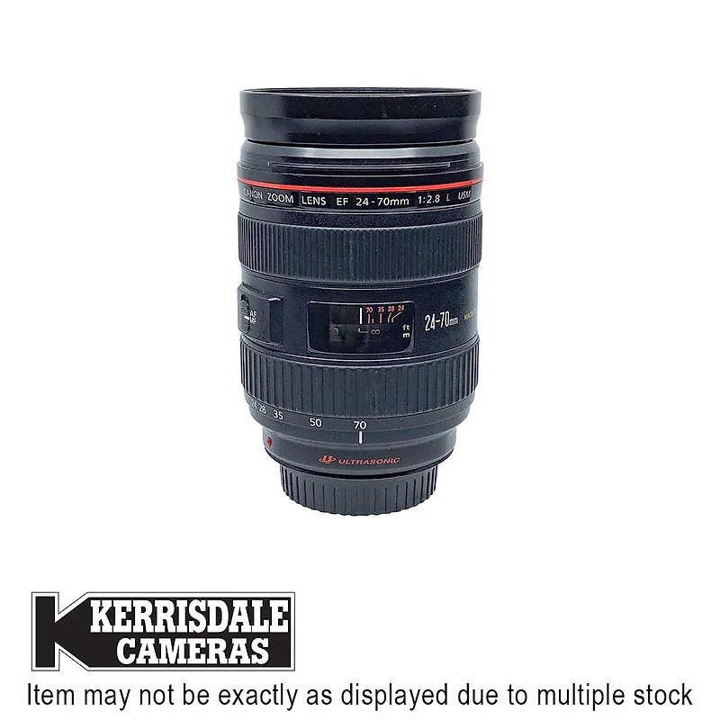 Canon-Used 24-70mm F2.8 L USM - Fair Condition - Light Zoom Hitch - Canon EF Mount - Used # 587.21302500X