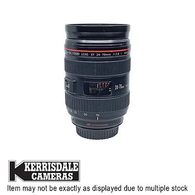 Canon-Used 24-70mm F2.8 L USM - Fair Condition - Light Zoom Hitch - Canon EF Mount - Used # 587.21302500X