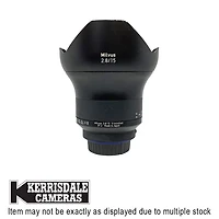 Zeiss-Used 15mm F2.8 Milvus T* (MF) - Good Condition - Nikon FX Mount - Used # 587.16110802X