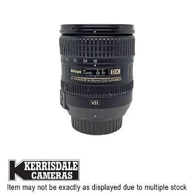 Nikon-Used 16-85mm F3.5-5.6 VR ED – Fair Condition - Stretched Rubber - Nikon F DX Format – Used # 587.20507500X