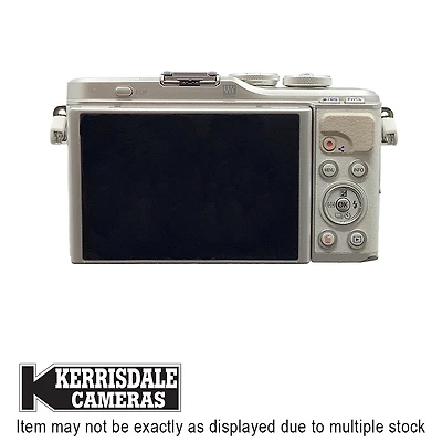 Olympus-Used E-PL9 Body (White) With 14-42mm EZ Lens 16 MP - Fair Condition - Crack In Screen But Works Ok – Micro Four Thirds Mount – Used # 587.20527300X
