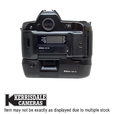 Nikon-Used F90X Body With MB10 - Good Condition - 35mm Film AF SLR - Nikon FX Mount – Consignment # 588.62604