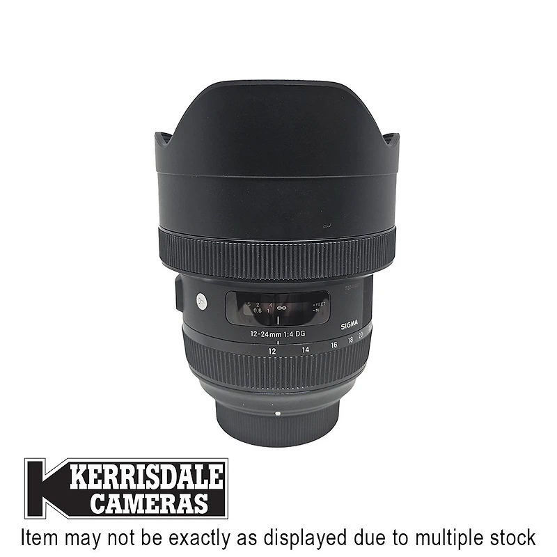 Sigma-Used 12-24mm F4 DG HSM ART – Good Condition - Nikon FX Mount - Used #587.25A1224S