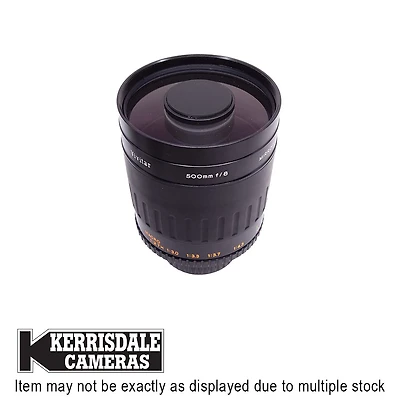 Vivitar-Used 500mm F8 Mirror Lens (MF) - T2 Nikon F MF Mount - Used # 587.18715115