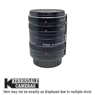 Vivitar-Used Auto Extension Tube Set for Minolta MD Mount – Used # 587.15420504X
