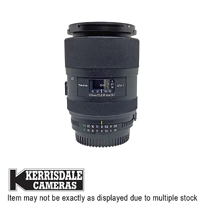 Tokina-Used 100mm F2.8 Macro ATX-I AFD - Good Condition - Nikon FX Mount – Used # 587.20507300X
