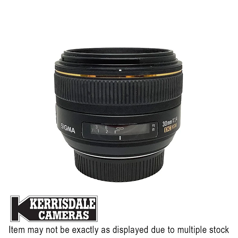 Sigma-Used 30mm F1.4 EX DC – Good Condition - Nikon DX Mount – Used # 587.25A3014