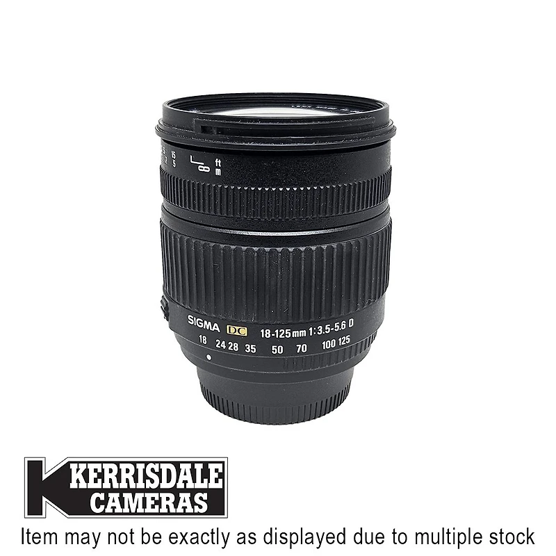 Sigma-Used 18-125mm F3.5-5.6 DC - – Used