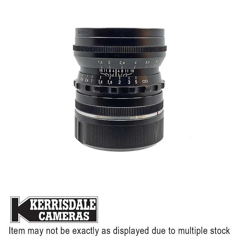 Voigtlander-Used 50mm F1.5 (Black) - Good Condition - Leica M Mount - Used # 587.21228602X